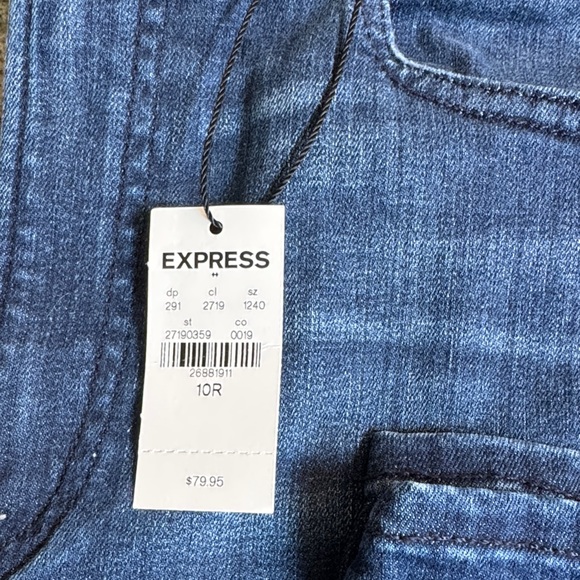 Express High Rise Indigo Jeans - Picture 2 of 4